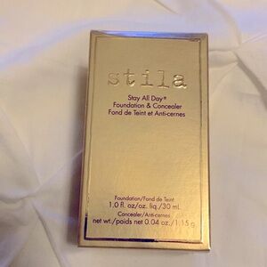 Stila Stay All Day Foundation & Concealer 1 fl Oz Honey 8 in Luxurious Gold Box